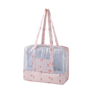 Pink Dry And Wet Separation Storage Bag