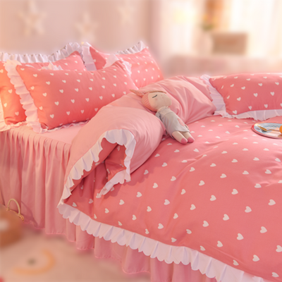 Pink Bed Sheet Set