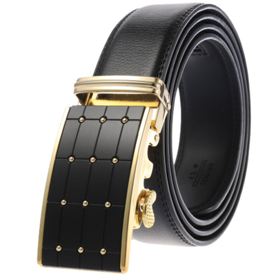 Men's Belts Solid Black 