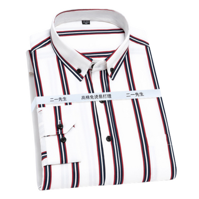 Vertical Stripes Shirt Men