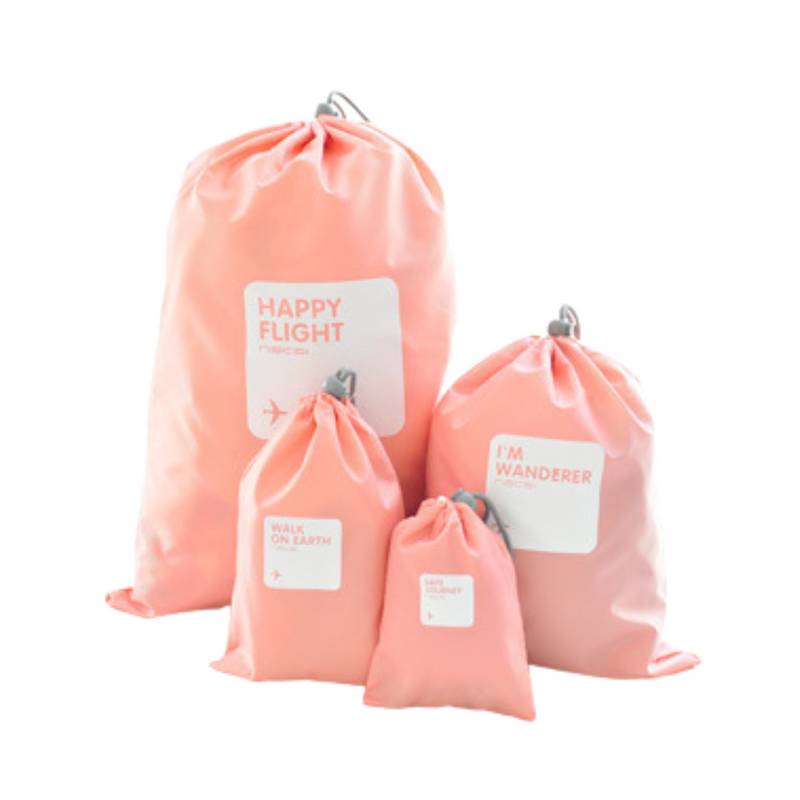 Pink Waterproof Travel Bags