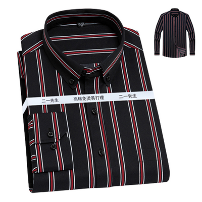 Vertical Stripes Shirt Men