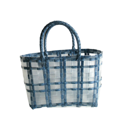 Blue Transparent Bag