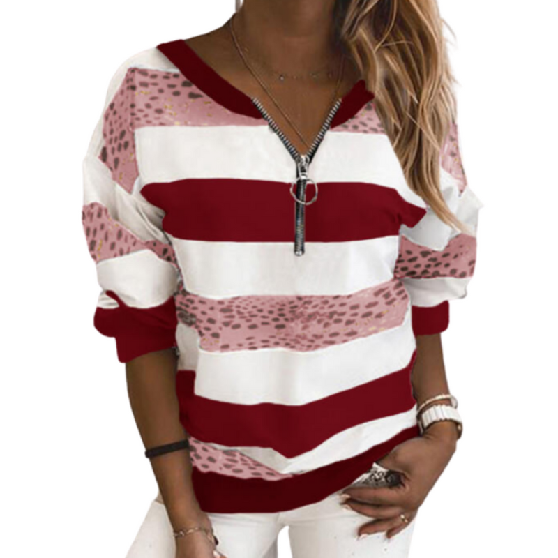 College Style Casual Loose Pullover