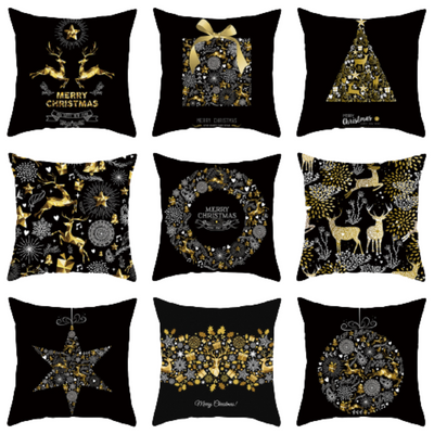 Beautiful Gold Printed Pillowcases