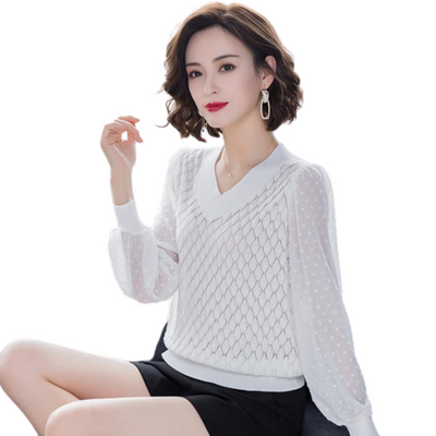Hollow Breathable Knit Sweater