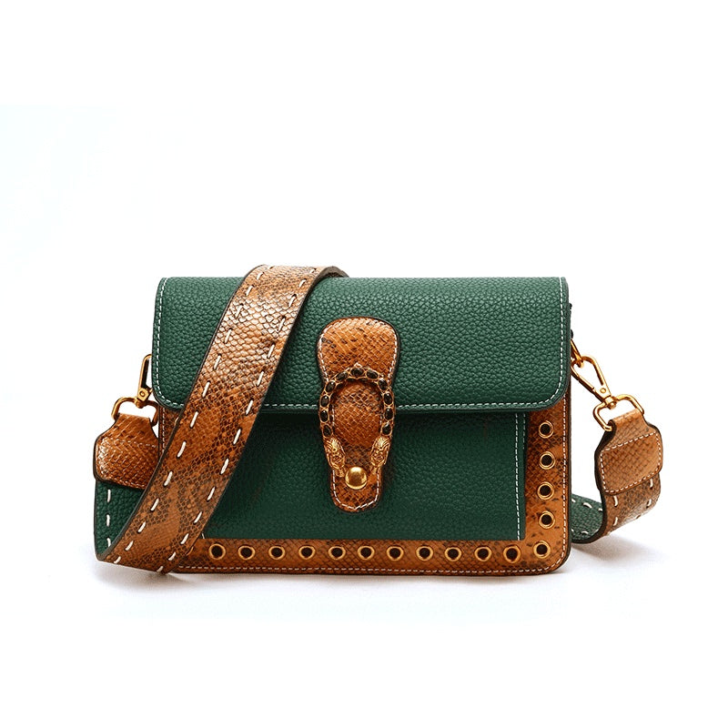 Green Leather Bacchus Bag Online