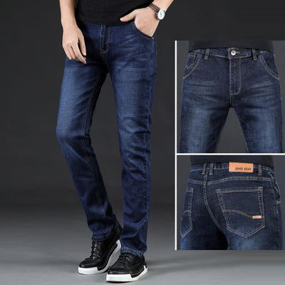 Straight Loose Fit Men's Jeans