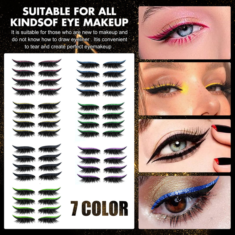 Self-Adhesive Eyelashes 7 Colors