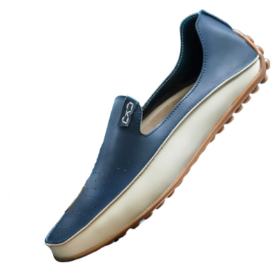 Slip-on Leather Peas Shoes