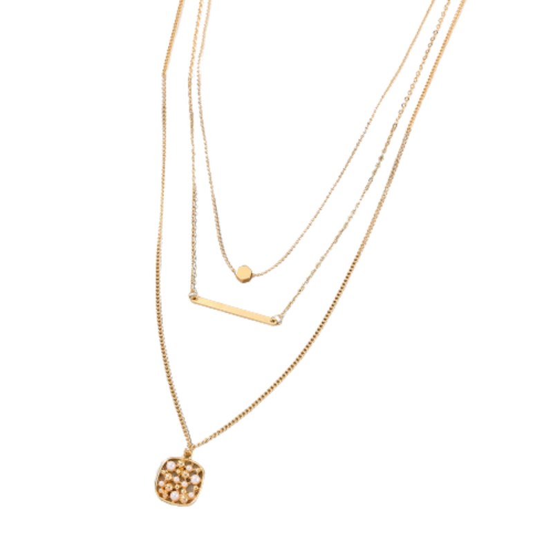 Elegant Multi-layer Golden Necklace