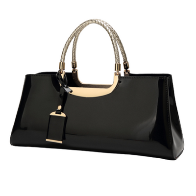 Black Leather Stylish Handbag
